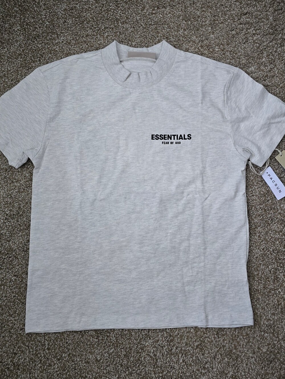 Essentials Fear Of God Light Gray Tee NWT XS